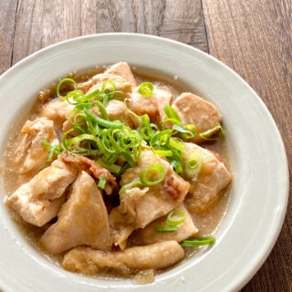 フライパンで作る鶏むね肉の梅おろし煮