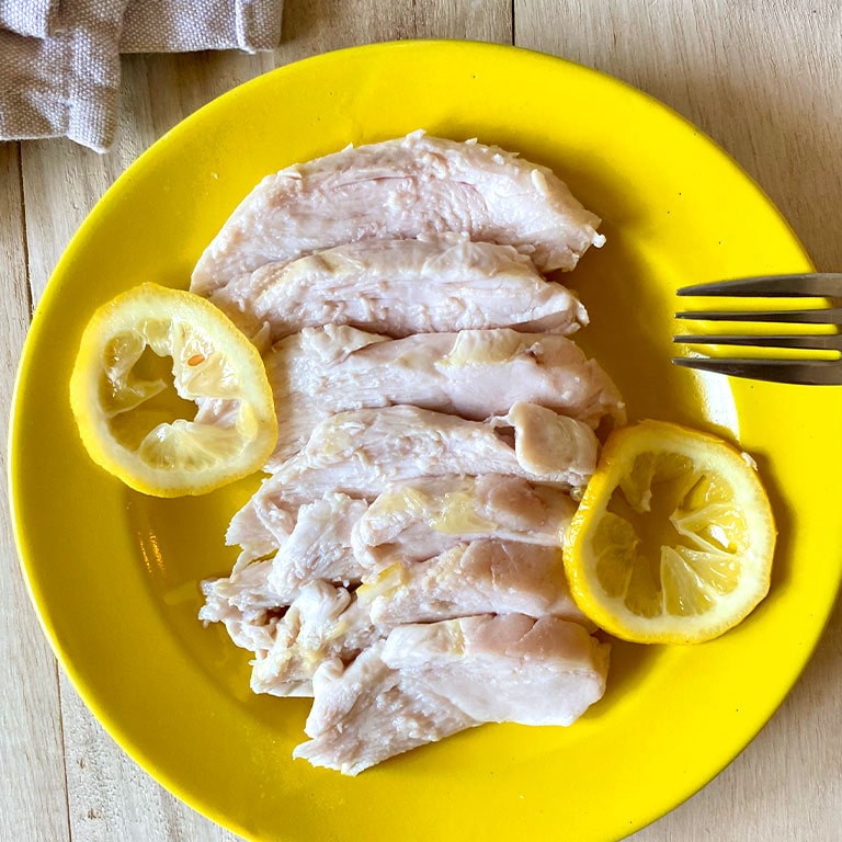 炊飯器で作る、レモンの鶏ハム